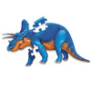 Learning Resources Jumbo Dinosaur Floor Puzzle Triceratops 2857